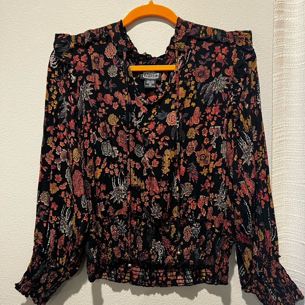 Angie Multicolor Floral Blouse